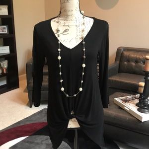 NWOT black dress/casual shirt